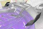  2021-2024 Lamborghini Huracan STO Dry Carbon Fiber Trunk Spoiler Side Winglets 
