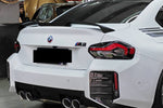  2021-2024 BMW M2 G87 OD-B Style Dry Carbon Fiber Trunk Spoiler 
