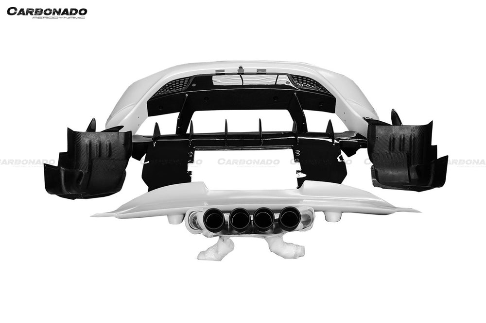 Parachoques trasero y alerón estilo 765LT de los McLaren 720s 2017-2022