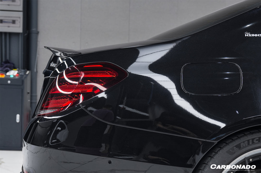 2014-2020 Mercedes Benz S Class W222 Sedan S63 S65 AMG RT Style Carbon Fiber Trunk Spoiler