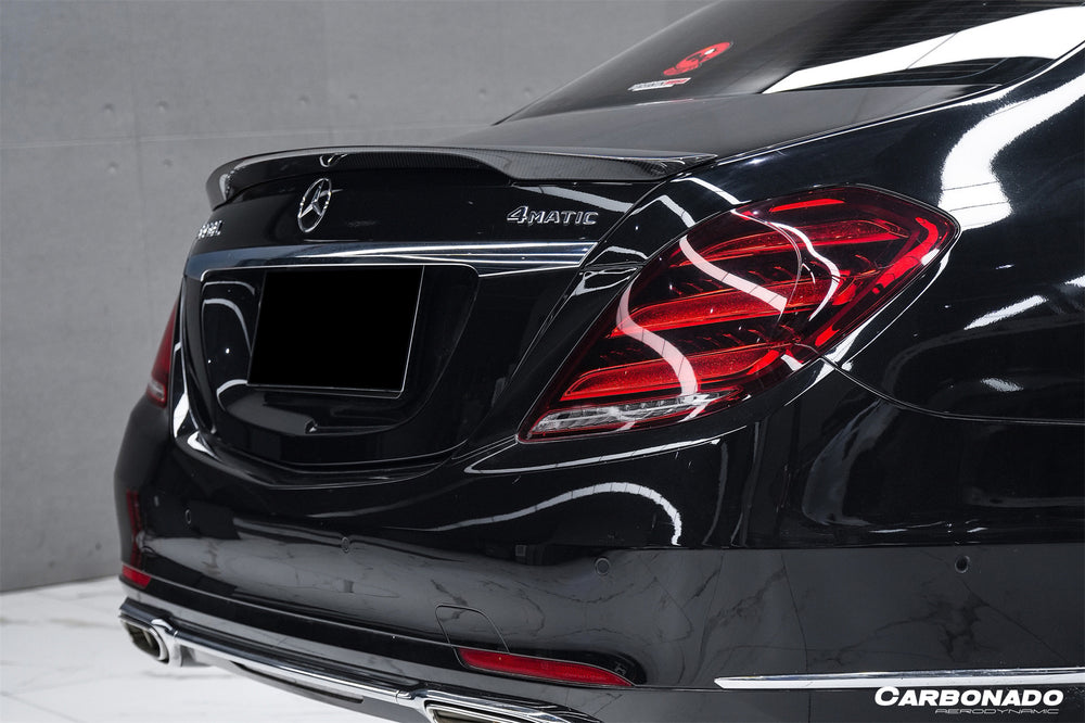 2014-2020 Mercedes Benz S Class W222 Sedan S63 S65 AMG RT Style Carbon Fiber Trunk Spoiler