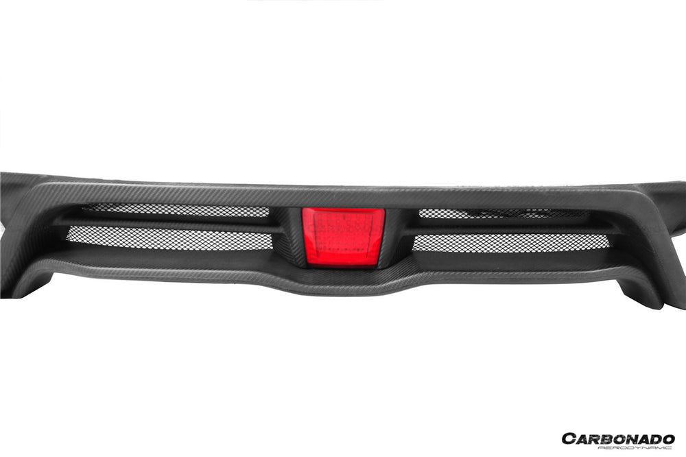 Difusor trasero estilo VA con luz LED para Nissan GTR R35 DBA 2012-2016