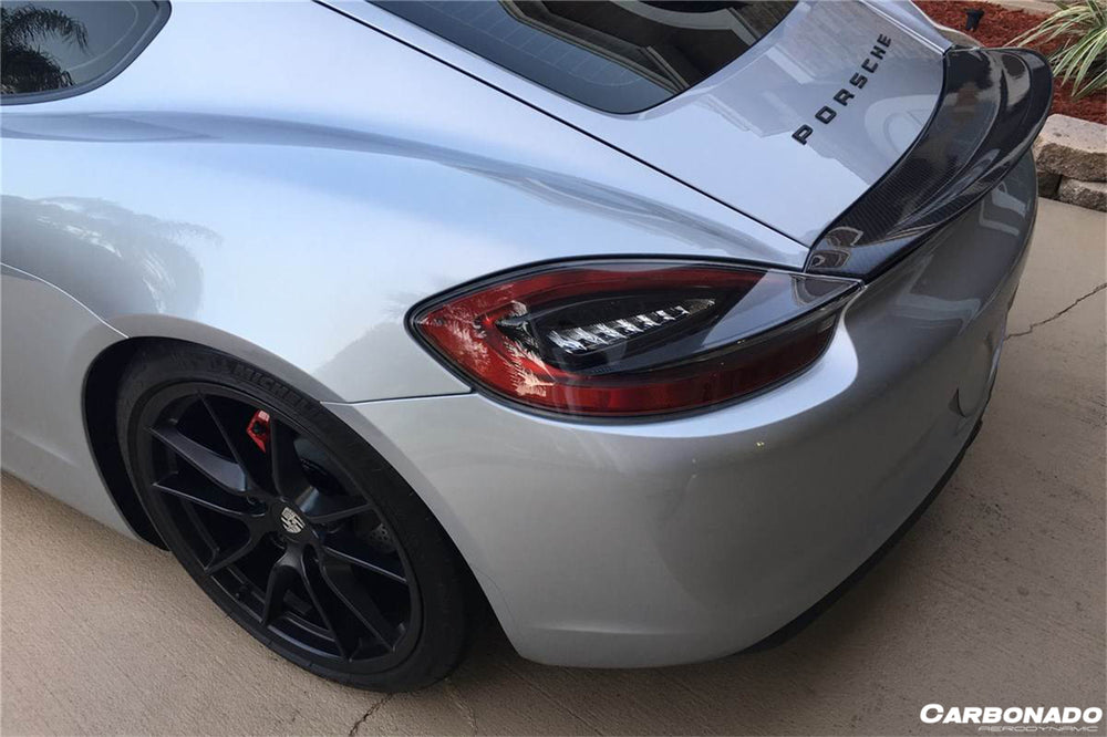 2014-2016 Porsche Boxster & Cayman 981 SPY Style Spoiler Wing - DarwinPRO Aerodynamics