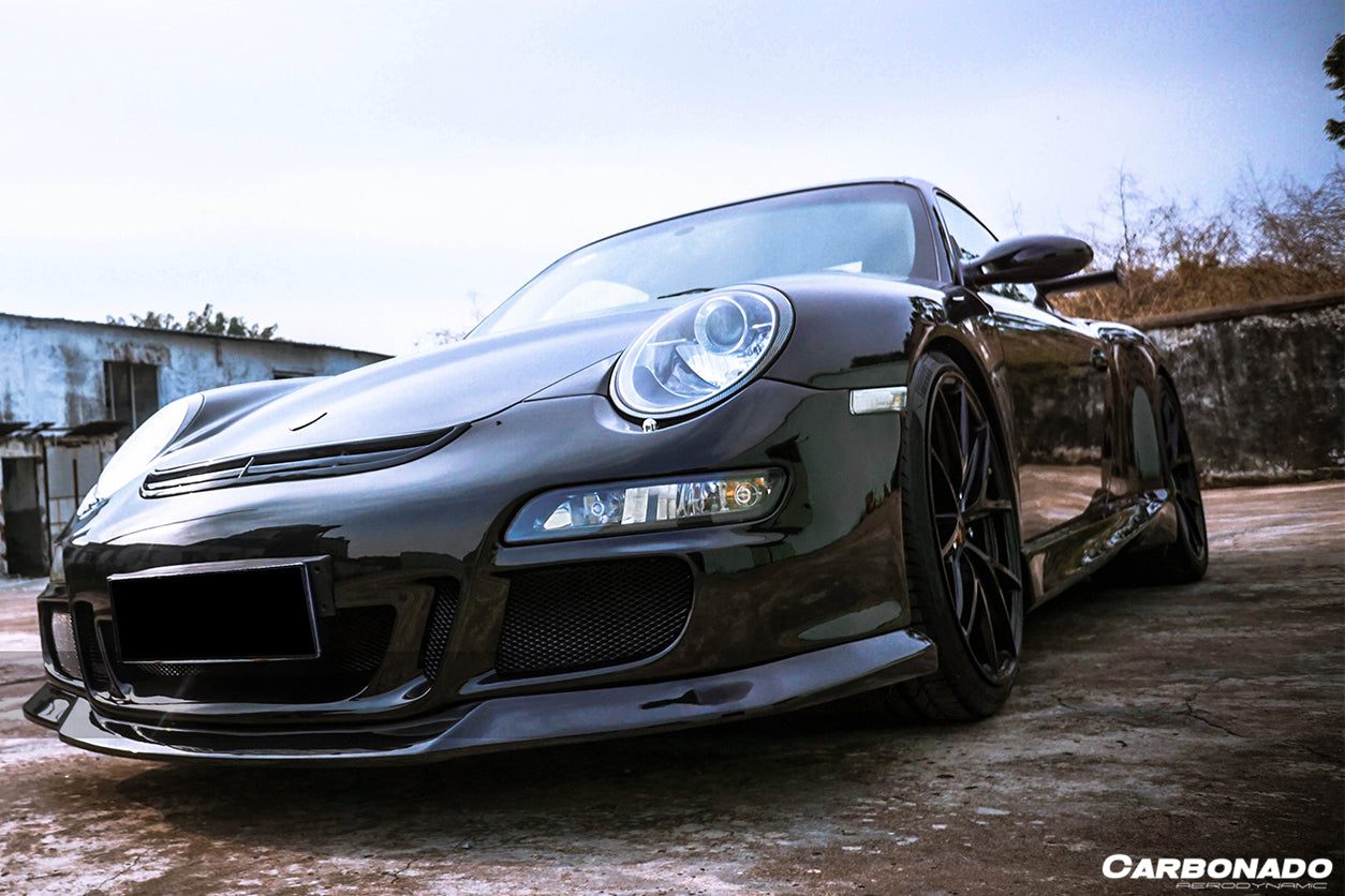 2005-2008 Porsche 911 997.1 4C Carrera 4S Only TA Style Side Skirts - DarwinPRO Aerodynamics