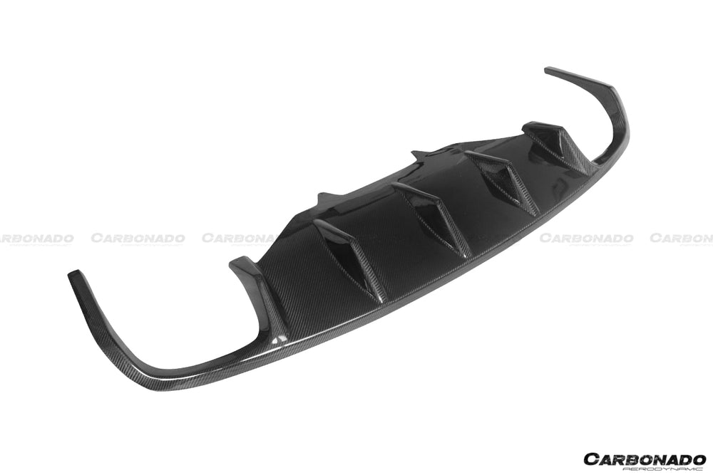 2014-2019 Porsche Macan BS Style Carbon Fiber Rear Diffuser