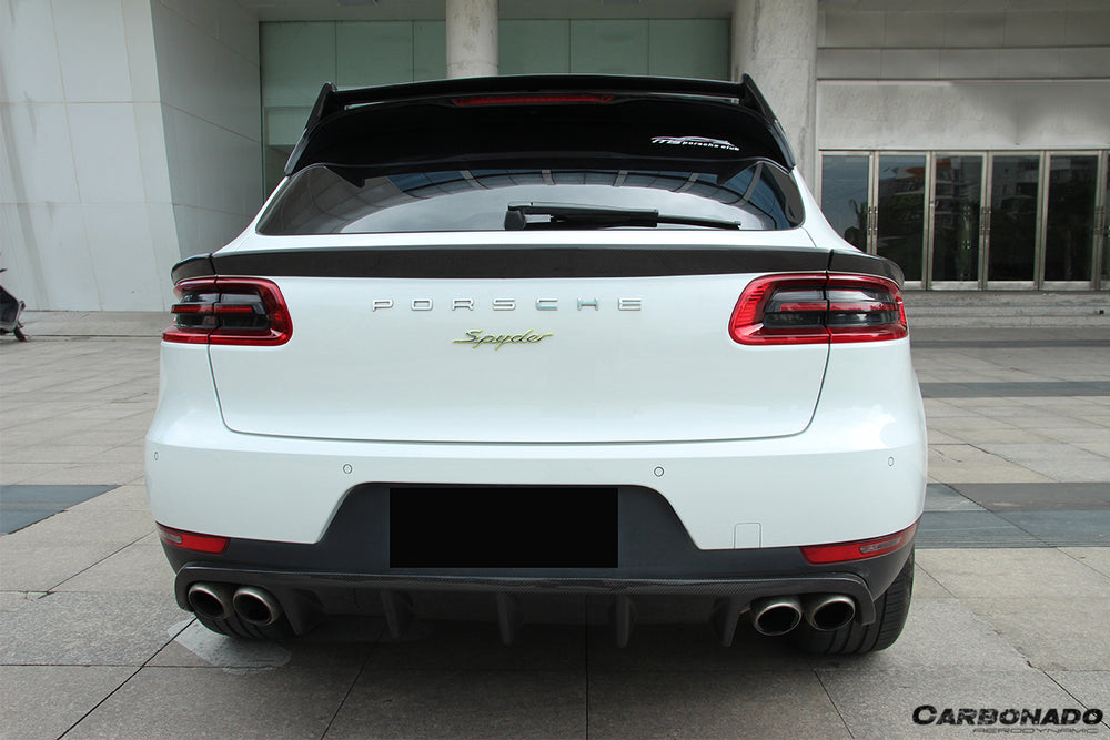2014-2019 Porsche Macan BS Style Carbon Fiber Rear Diffuser