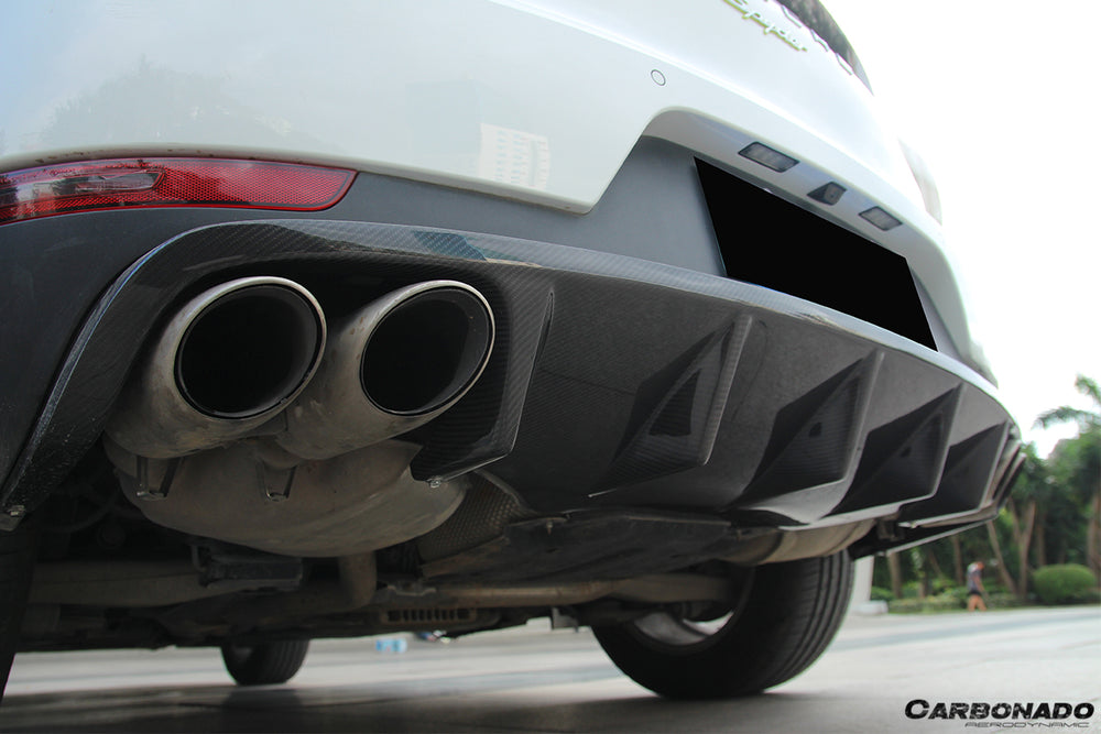 2014-2019 Porsche Macan BS Style Carbon Fiber Rear Diffuser