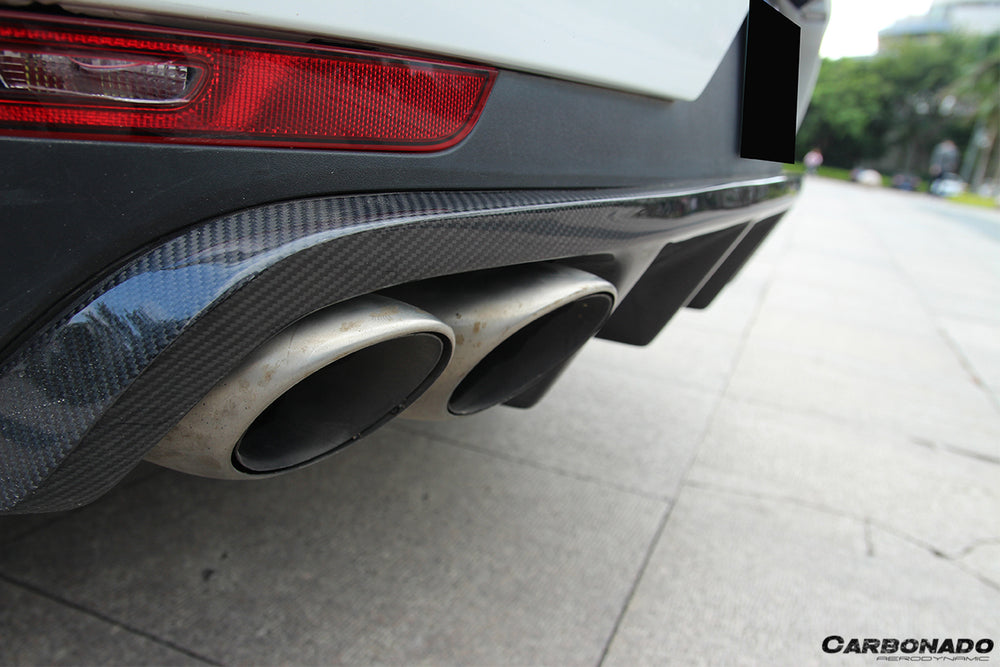 2014-2019 Porsche Macan BS Style Carbon Fiber Rear Diffuser