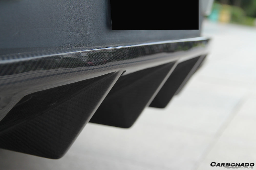 2014-2019 Porsche Macan BS Style Carbon Fiber Rear Diffuser