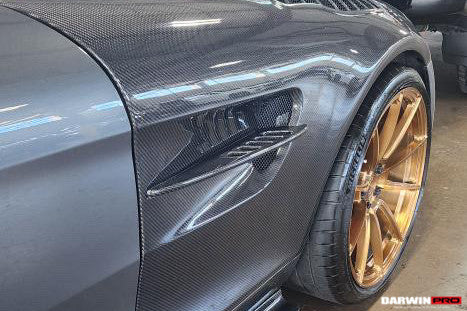 2015-2021 Mercedes Benz AMG GT/GTS/GTC/GTR BK Style Partial Carbon Fiber Front Fender