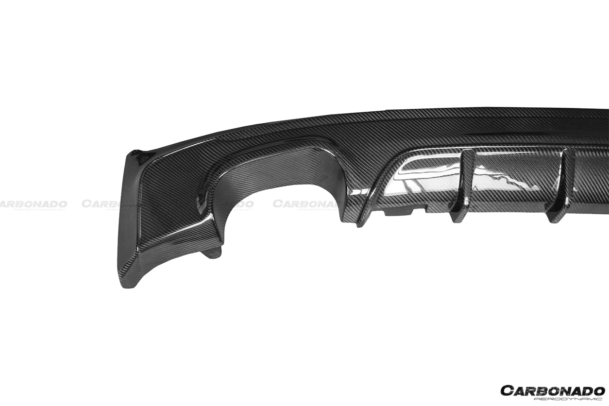 Faldón trasero de fibra de carbono estilo MP para BMW Serie 2 F22 y F23 2014-2021 (solo M-Tech)