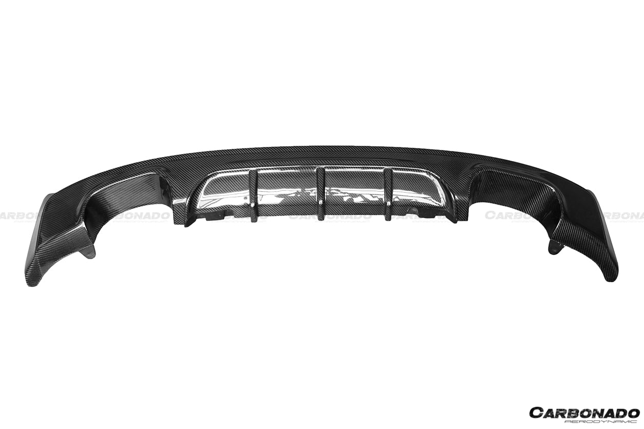 Faldón trasero de fibra de carbono estilo MP para BMW Serie 2 F22 y F23 2014-2021 (solo M-Tech)