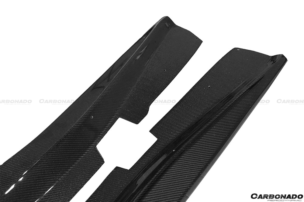 2013-2019 Corvette C7 Stingray AR Style Carbon Fiber Side Skirts Extension