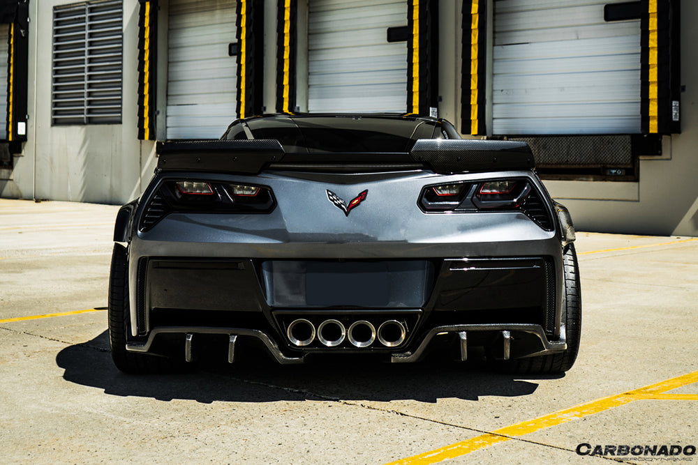 2013-2019 Corvette C7 Z51 ROX Style Rear Diffuser