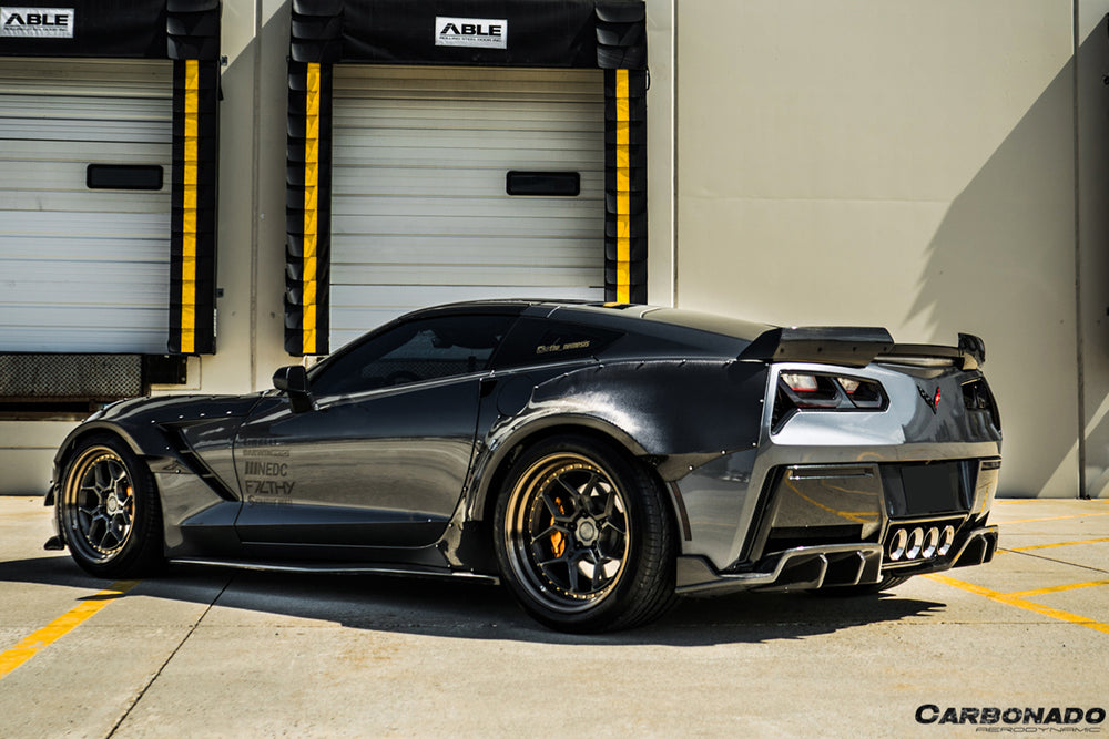 2013-2019 Corvette C7 Z51 ROX Style Rear Diffuser