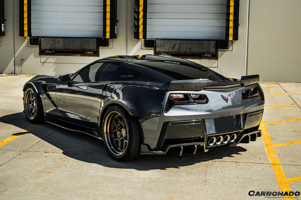 2013-2019 Corvette C7 Z51 ROX Style Rear Diffuser