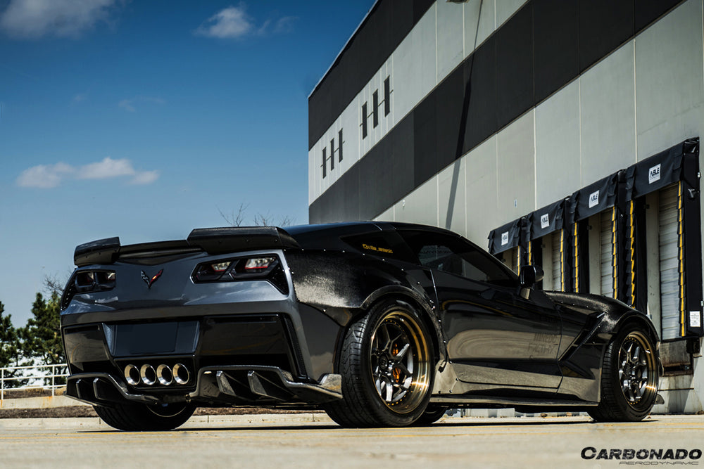 2013-2019 Corvette C7 Z51 ROX Style Rear Diffuser