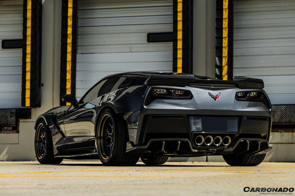 2013-2019 Corvette C7 Z51 ROX Style Rear Diffuser