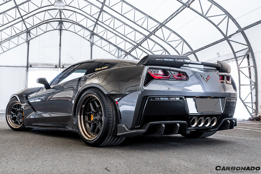 2013-2019 Corvette C7 Z51 ROX Style Rear Diffuser