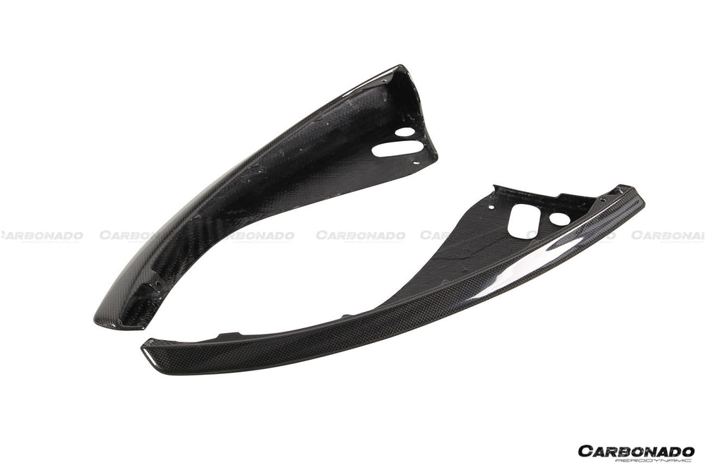 Divisor frontal de fibra de carbono seco estilo OEM para Ferrari 812 Superfast y GTS 2017-2024