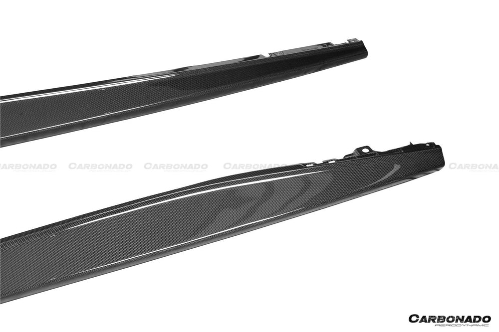 2021-2024 Ferrari ROMA OEM Style Dry Carbon Fiber Side Skirts