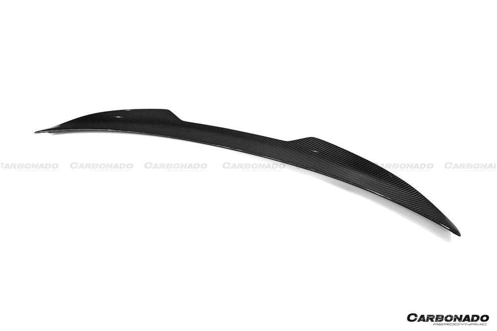 Alerón de maletero de fibra de carbono seco estilo MTN para BMW M3 G80 y G81 2021-2024