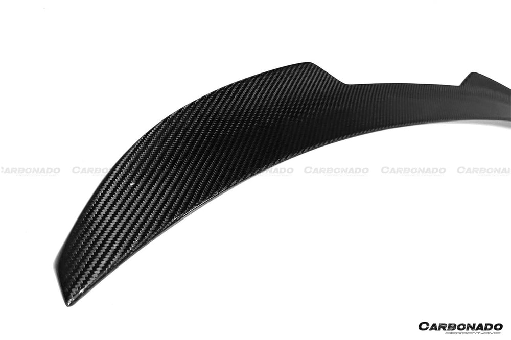 Alerón de maletero de fibra de carbono seco estilo MTN para BMW M3 G80 y G81 2021-2024