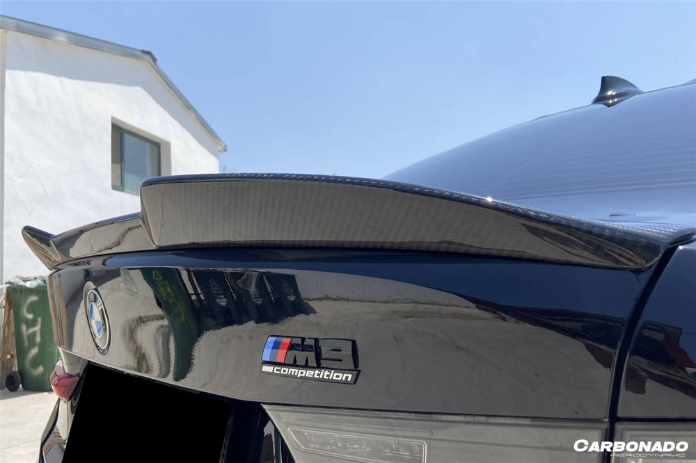 2021-2024 BMW M3 G80 & G81 MTN Style DRY Carbon Fiber Trunk Spoiler Wing