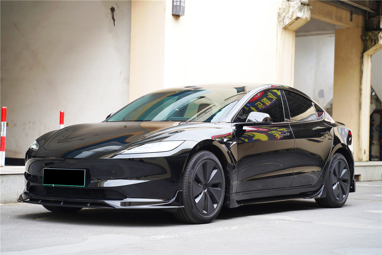 Tesla Model 3 Fast 2023-2026 Tesla Model 3 LCI Fast Style Carbon Fiber Pattern Look Body Kit