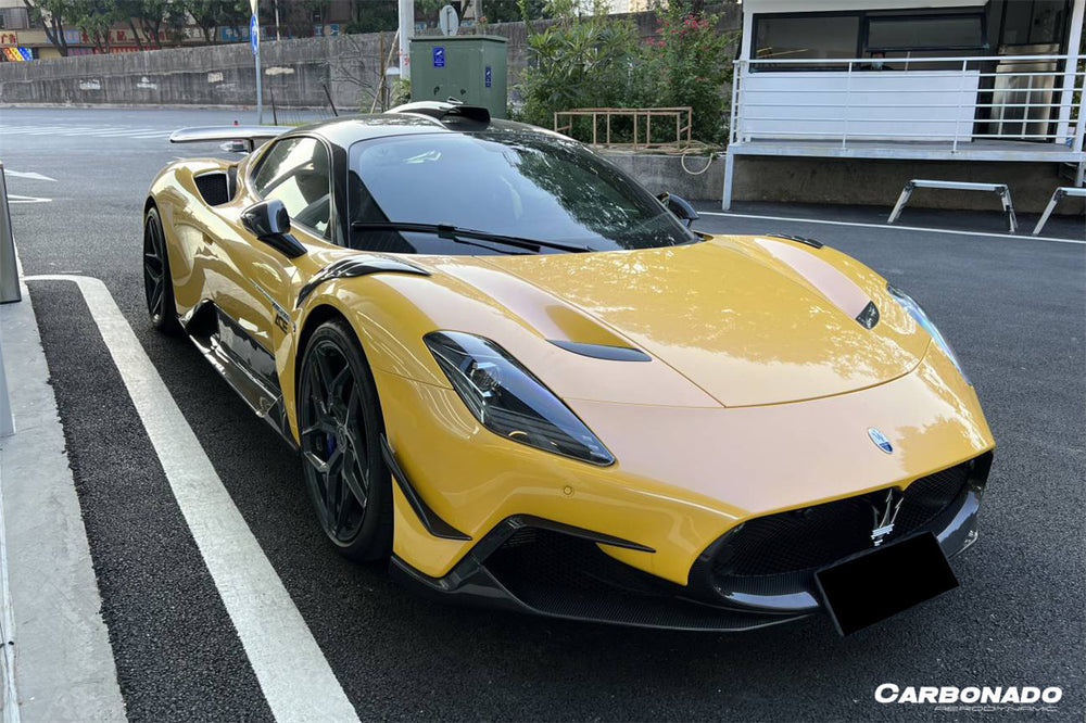 2020-2024 Maserati MC20 NVT Style Dry Carbon Fiber Fender Vents