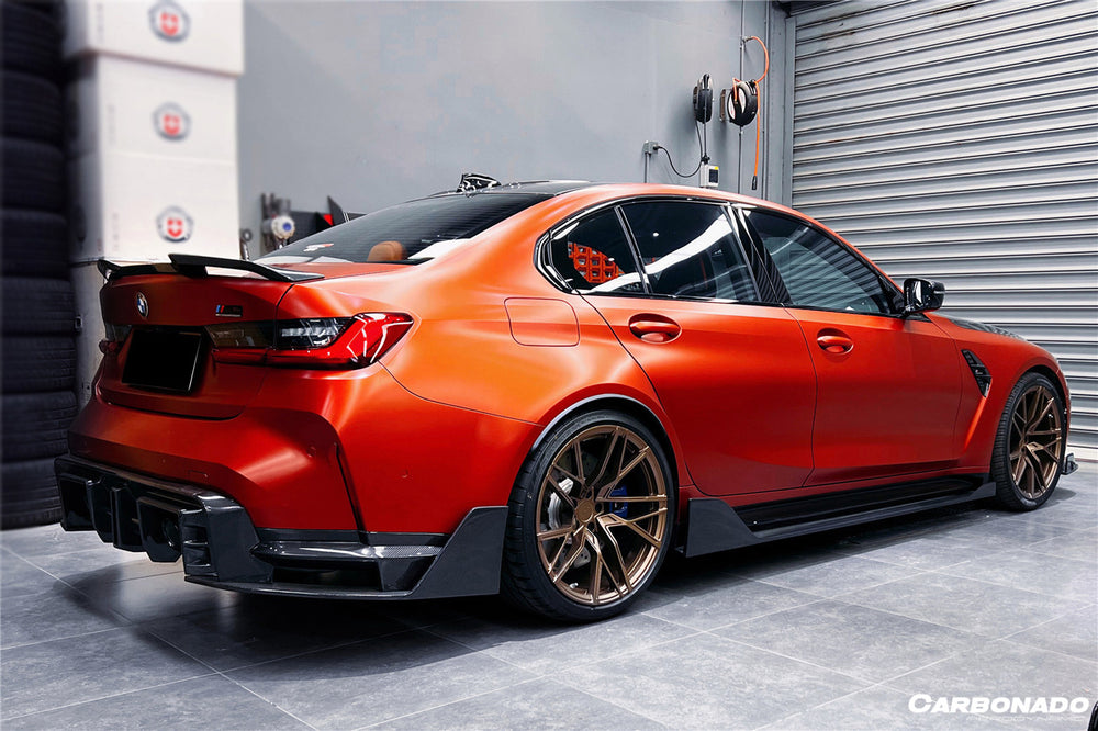 Alerón de maletero de fibra de carbono estilo VRS para BMW M3 G80 G20 2021 en adelante