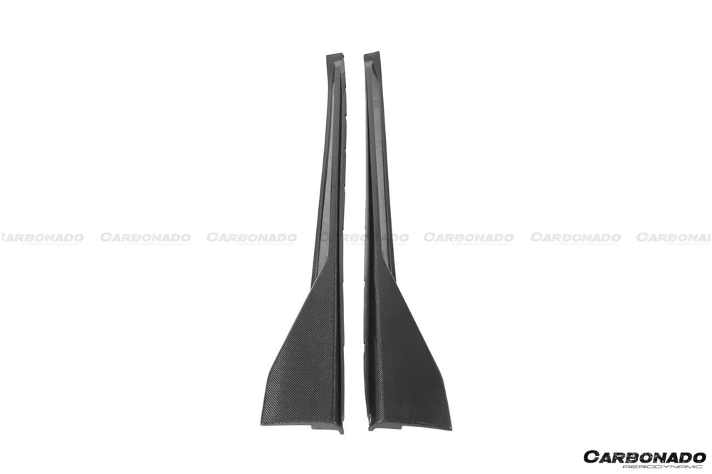 Faldones laterales de fibra de carbono estilo MP para BMW M3 G80 2021 en adelante