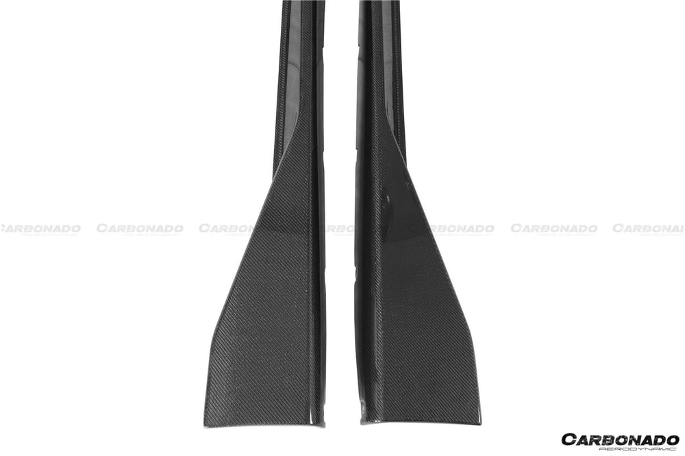 Faldones laterales de fibra de carbono estilo MP para BMW M3 G80 2021 en adelante