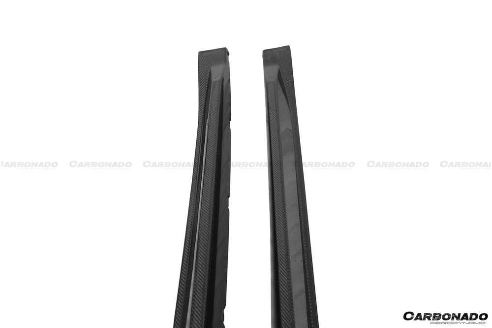 Faldones laterales de fibra de carbono estilo MP para BMW M3 G80 2021 en adelante