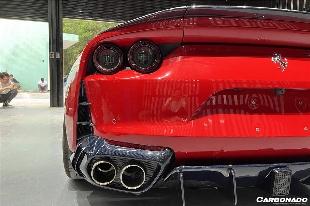 2017-2026 Ferrari 812 Superfast MSY Style Rear Diffuser with Light