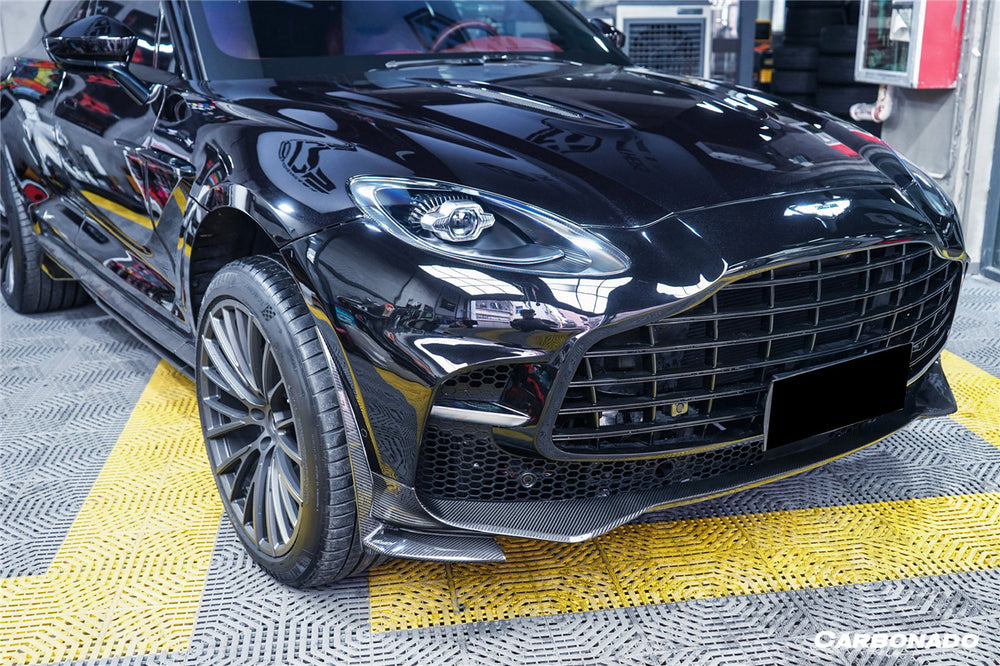 2021-2024 Aston Martin DBX Convert 707 Style Dry Carbon Fiber Front Bumper