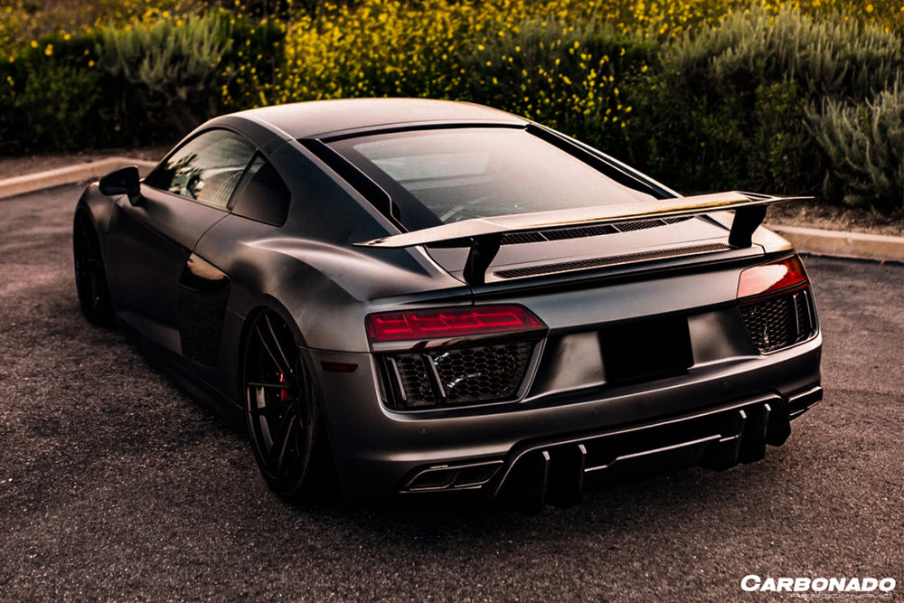 2016-2019 Audi R8 Carbon Fiber Rear Diffuser Carbonado (VRS) Fits Coupe ...