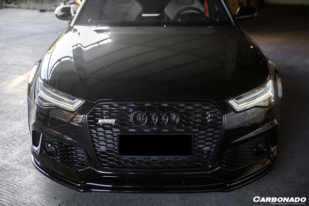 Faldón delantero de fibra de carbono estilo MN de Audi RS6 Avant 2013-2018