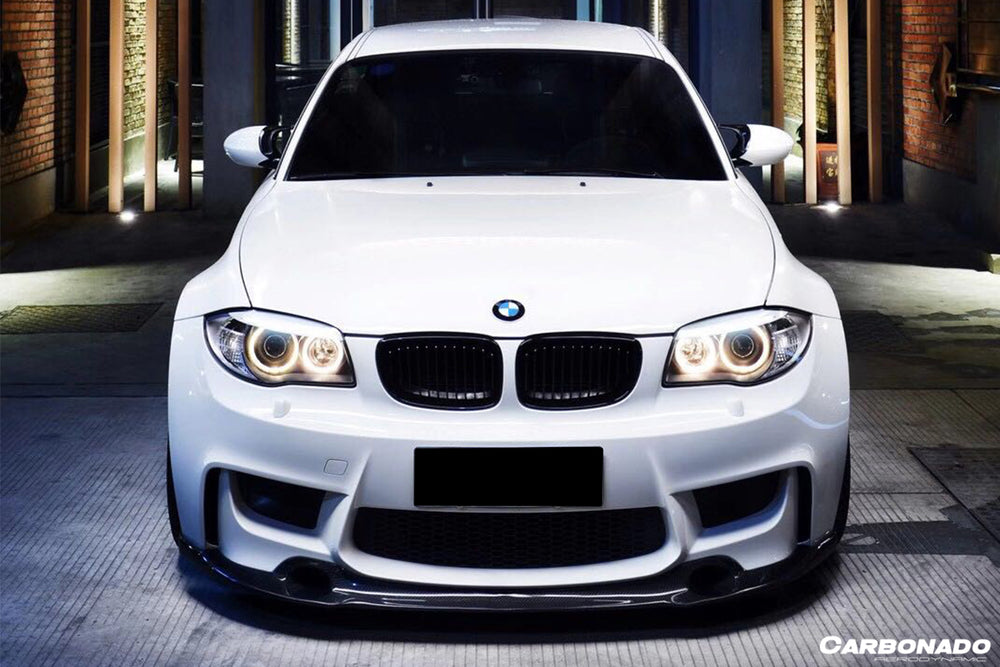 2011-2012 BMW 1M RZS Style Carbon Fiber Front Lip