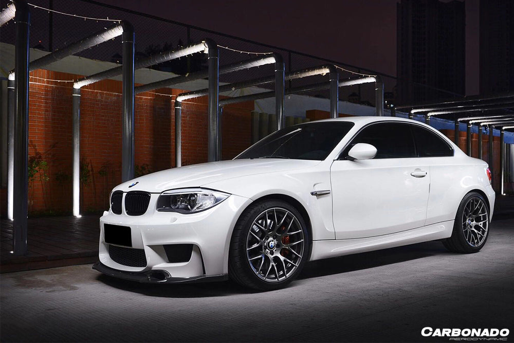 2011-2012 BMW 1M RZS Style Carbon Fiber Front Lip