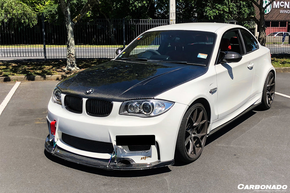 2011-2012 BMW 1M RZS Style Carbon Fiber Front Lip