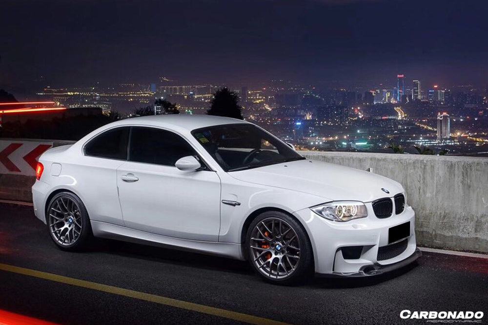 2011-2012 BMW 1M RZS Style Carbon Fiber Front Lip