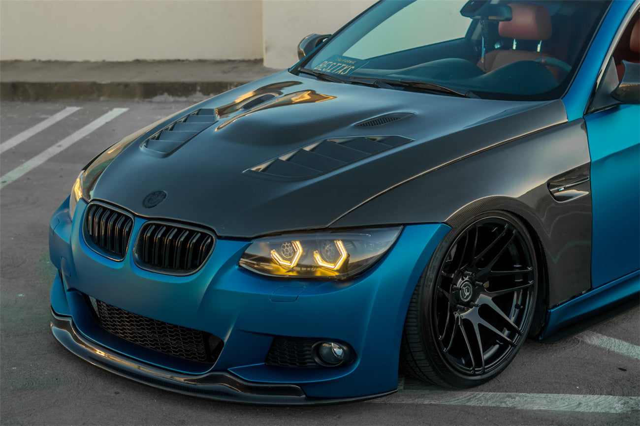 2011-2013 BMW 3 Series E92 LCI Carbon Fiber Hood Carbonado (SIB)
