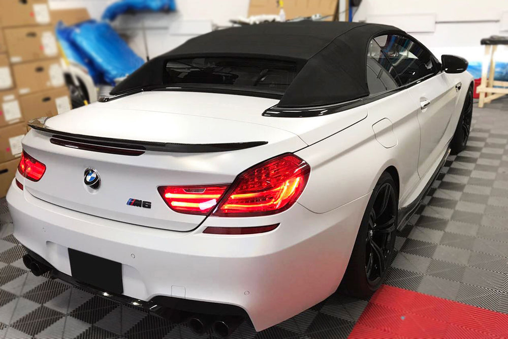 2011-2018 BMW 6 Series F12 M6 Convertiable VRS Style Carbon Fiber Trunk Spoiler