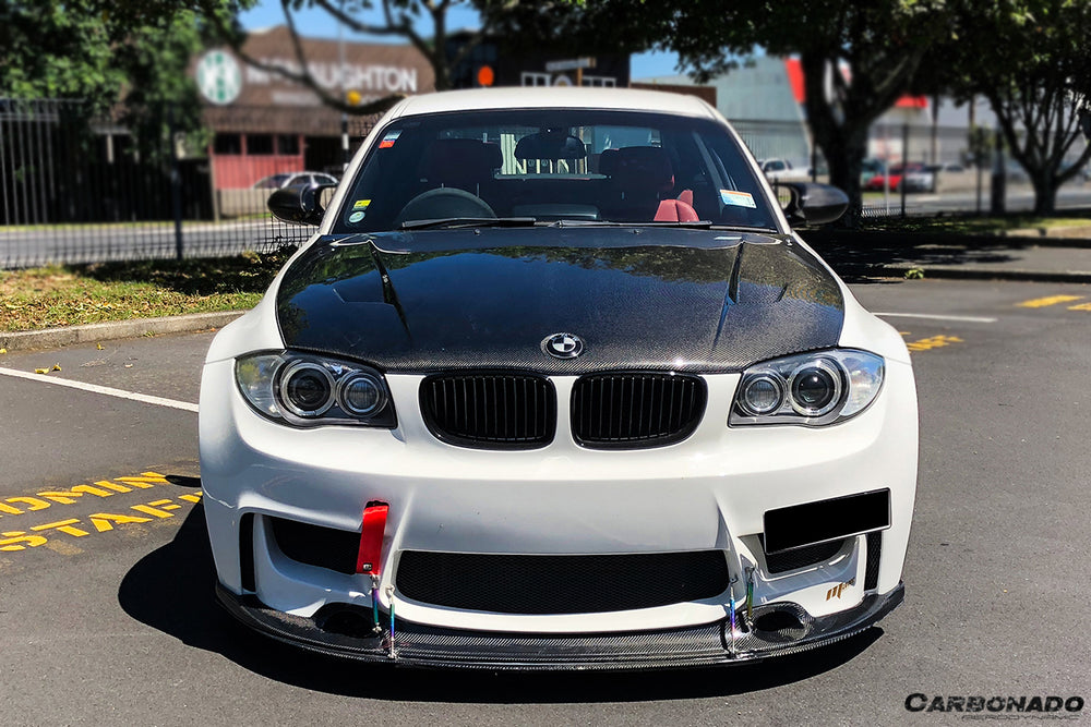 2008-2013 BMW 1 Series E82 E88 1M RZ Style Carbon Fiber Hood