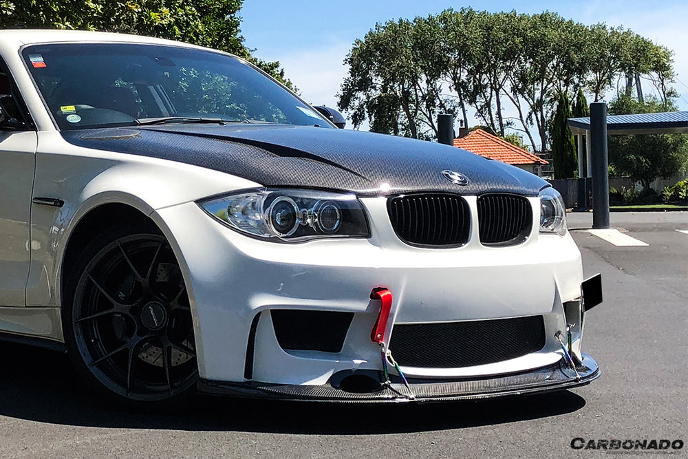 2008-2013 BMW 1 Series E82 E88 1M RZ Style Carbon Fiber Hood