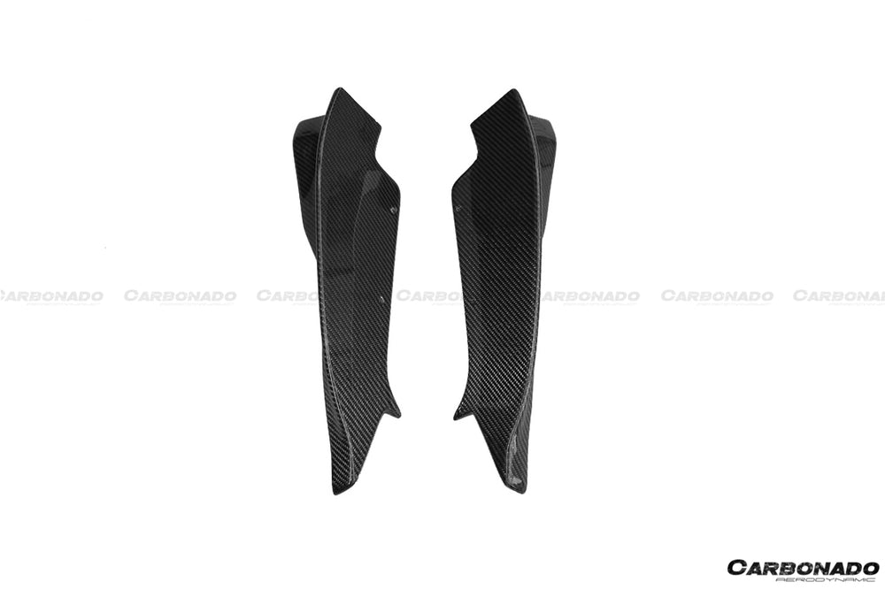 2008-2013 BMW 1M RZ Style Carbon Fiber Rear Bumper Cap Spiliter