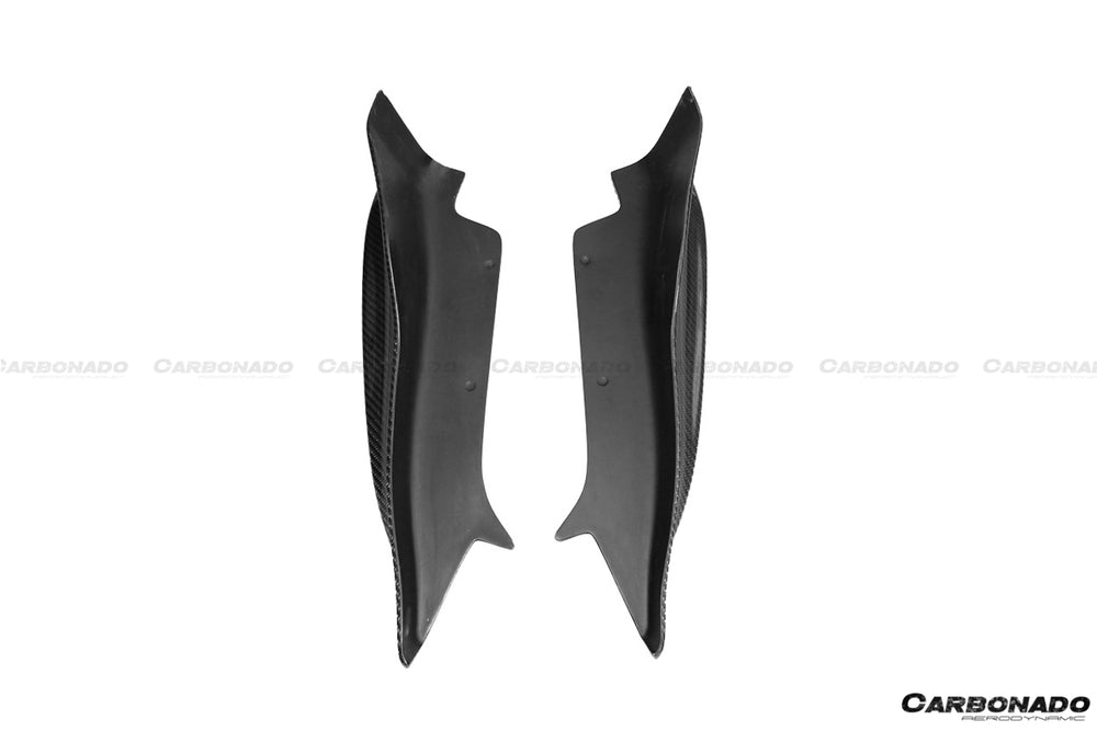 2008-2013 BMW 1M RZ Style Carbon Fiber Rear Bumper Cap Spiliter