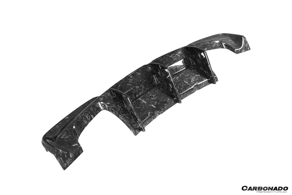 Difusor y labio trasero de fibra de carbono estilo BMW 1M RZ 2008-2013