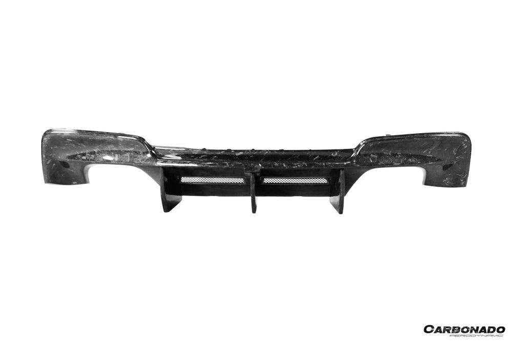 Difusor y labio trasero de fibra de carbono estilo BMW 1M RZ 2008-2013